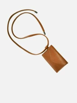 HOZEN Shoulder Bags Vegan Leather Card Holder | Camel