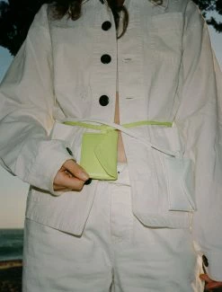 HOZEN Desserto® Cactus Leather Vegan Card Holder | Grasshopper Shoulder Bags