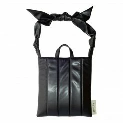 HOZEN Quilted Vegan Leather Market Tote | Panther