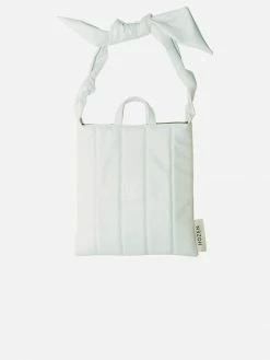 HOZEN Bags Quilted Desserto® Cactus Leather Vegan Market Tote | Swan