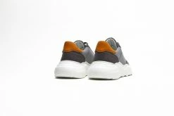 Humans Are Vain Evolve Sustainable Vegan Leather & Mesh Trainer | Grey