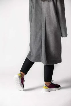 Humans Are Vain Evolve Sustainable Vegan Leather & Mesh Trainer | Multicolour