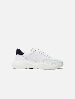 Humans Are Vain Evolve Sustainable Vegan Leather & Mesh Trainer | White Shoes