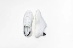 Humans Are Vain Evolve Sustainable Vegan Leather & Mesh Trainer | White Shoes
