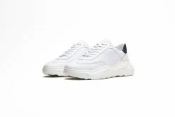 Humans Are Vain Evolve Sustainable Vegan Leather & Mesh Trainer | White Shoes