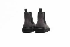 Humans Are Vain Mellby Sustainable Vegan Suede Chelsea Boot | Grey