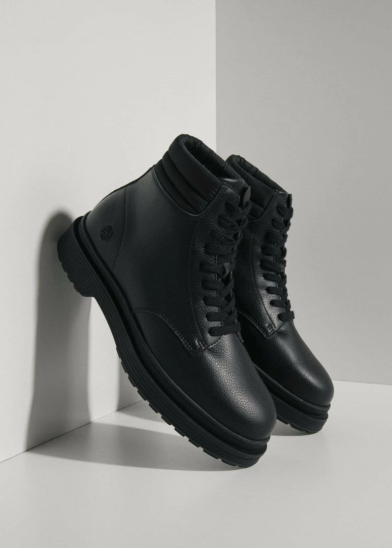 Humans Are Vain Shoes Revenge Sustainable Vegan Leather Ankle Boot | Black 6 Humans Are Vain Shoes Revenge Sustainable Vegan Leather Ankle Boot | Black