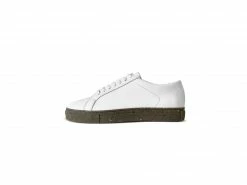 Humans Are Vain Shoes Tide R1 Sustainable Vegan Leather Trainer | White