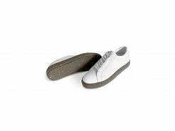 Humans Are Vain Shoes Tide R1 Sustainable Vegan Leather Trainer | White