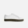 Humans Are Vain Shoes Tide R1 Sustainable Vegan Leather Trainer | White