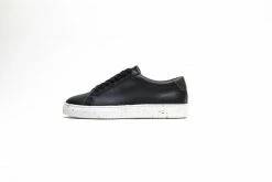 Humans Are Vain Tide V2 Sustainable Vegan Leather Trainer | Black
