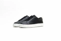 Humans Are Vain Tide V2 Sustainable Vegan Leather Trainer | Black