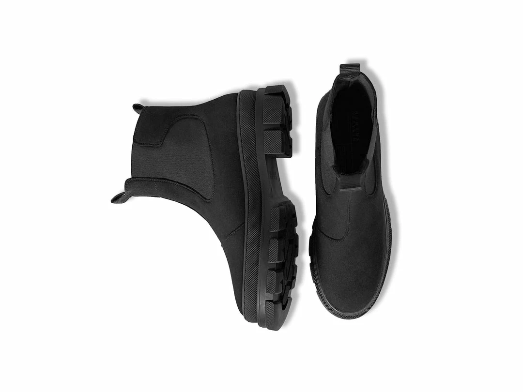 Humans Are Vain Vallby Vegan Velour Suede Chelsea Boot | Black Shoes 6 Humans Are Vain Vallby Vegan Velour Suede Chelsea Boot | Black Shoes