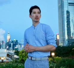 NOAH - Italian Vegan Shoes Unisex Stretchable Woven Vegan Belt | Grey Accessories