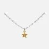 JULIA THOMPSON JEWELLERY Accessories Fairtrade Gold & White Sapphire Star Pendant Necklace | 18ct & Silver