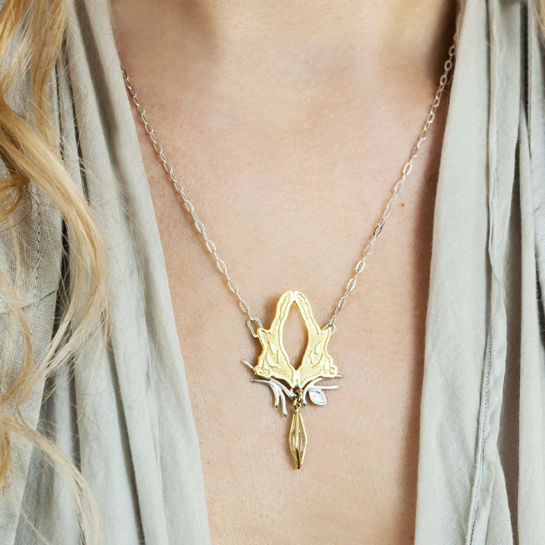 JULIA THOMPSON JEWELLERY Fairtrade Yellow Gold Magpie Herkimer Necklace | 18ct 6 JULIA THOMPSON JEWELLERY Fairtrade Yellow Gold Magpie Herkimer Necklace | 18ct