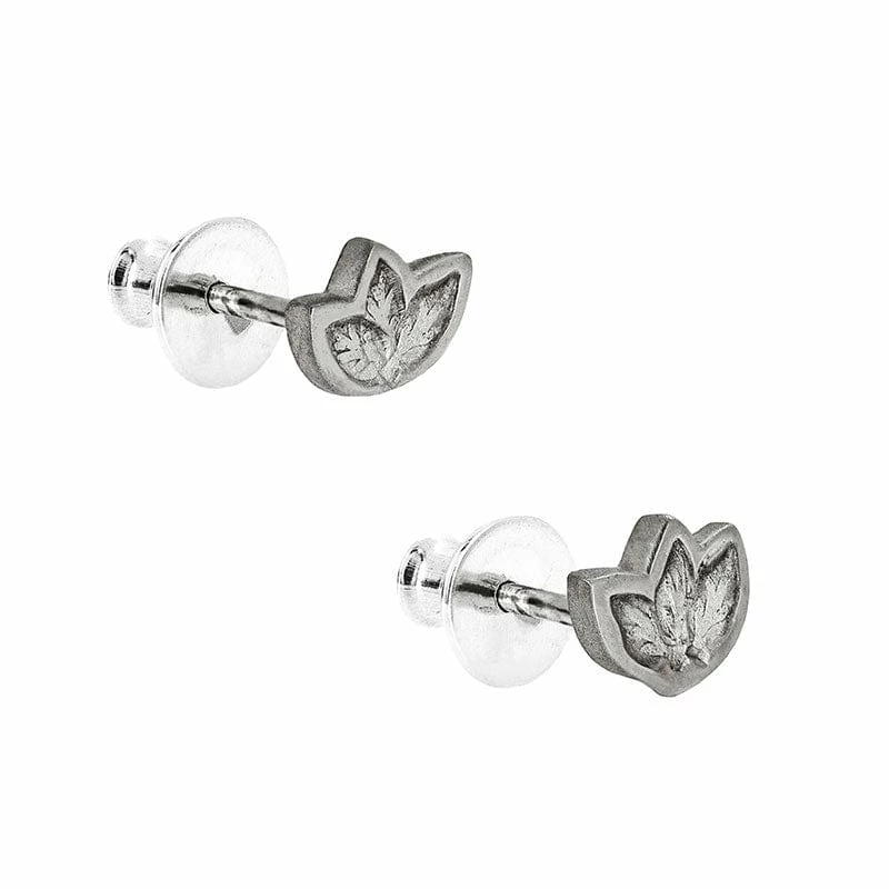 JULIA THOMPSON JEWELLERY Recycled 925 Sterling Silver Leaf Studs | Silver Accessories 4 JULIA THOMPSON JEWELLERY Recycled 925 Sterling Silver Leaf Studs | Silver Accessories