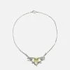 JULIA THOMPSON JEWELLERY Recycled 925 Sterling Silver Magpie Citrine Necklace | Silver Accessories