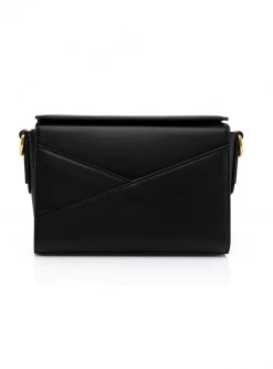 Kaia Mar Kaia Desserto Cactus Leather Vegan Crossbody Bag | Black