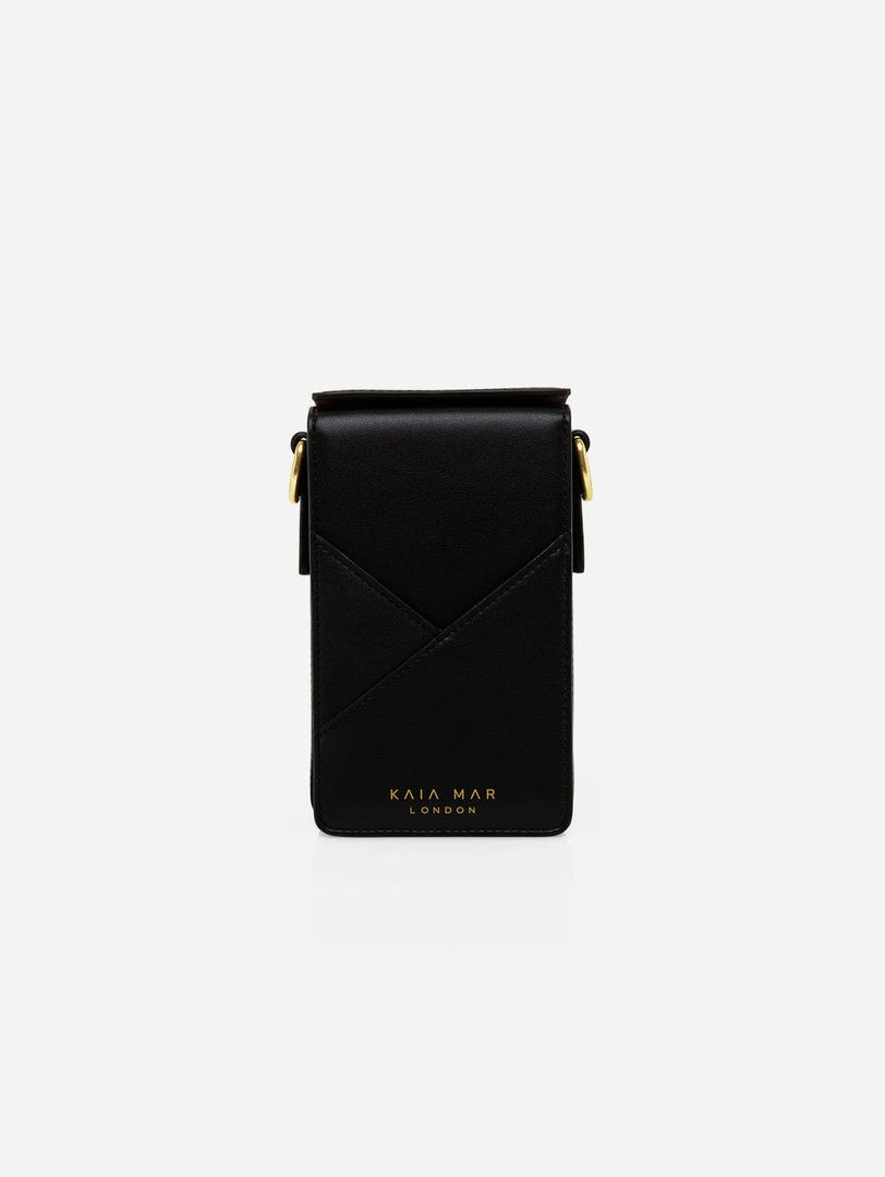 Kaia Mar Kaia Desserto Cactus Leather Phone Bag | Black Bags 3 Kaia Mar Kaia Desserto Cactus Leather Phone Bag | Black Bags
