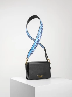Kaia Mar Magji Vegan Leather Crossbody Strap | Blue Crossbody Bags