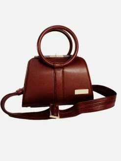 Kaila Katherine Bags Bloomsbury Cactus Leather Vegan Bag | Red