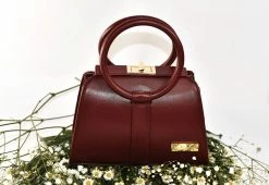 Kaila Katherine Bags Bloomsbury Cactus Leather Vegan Bag | Red 9 Kaila Katherine Bags Bloomsbury Cactus Leather Vegan Bag | Red