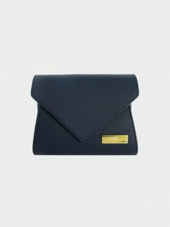 Kaila Katherine Bags Brixton Cactus Leather Vegan Bag | Navy