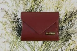 Kaila Katherine Brixton Cactus Leather Vegan Bag | Red Bags