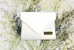 Kaila Katherine Brixton Cactus Leather Vegan Bag | White Bags