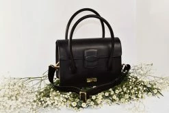 Kaila Katherine Kensington Cactus Leather Vegan Bag | Black