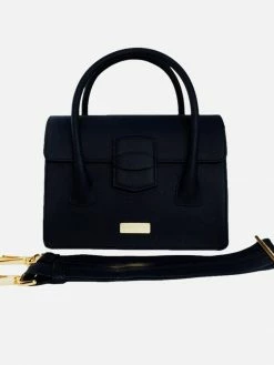 Kaila Katherine Kensington Cactus Leather Vegan Bag | Navy Bags