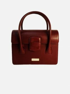 Kaila Katherine Kensington Cactus Leather Vegan Bag | Red Bags