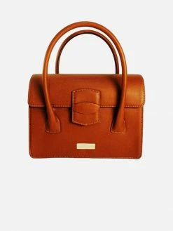 Kaila Katherine Bags Kensington Cactus Leather Vegan Bag | Tan