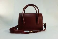 Kaila Katherine Kensington Cactus Leather Vegan Bag | Red Bags