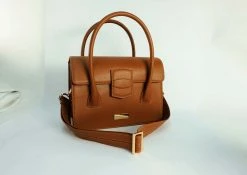 Kaila Katherine Bags Kensington Cactus Leather Vegan Bag | Tan