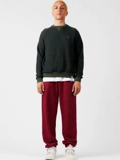 KOMODO Clothing Adam Men's Organic Cotton Tracksuit Bottoms | Plum