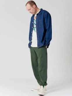 KOMODO Clothing Adam Men's Organic Cotton Tracksuit Bottoms | Green