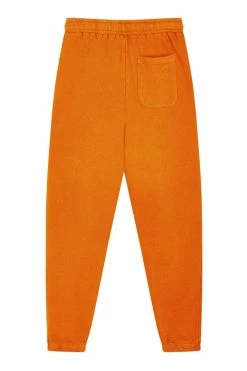 KOMODO Adam Men's Organic Cotton Tracksuit Bottoms | Orange Clothing