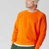 KOMODO Anton Men's Organic Cotton Crewneck | Orange
