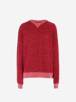 KOMODO Clothing Anton Men's Organic Cotton Melange Crewneck | Plum