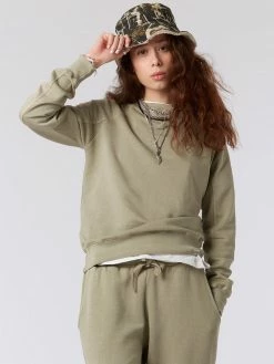 KOMODO Anton Women's Organic Cotton Crewneck | Clay