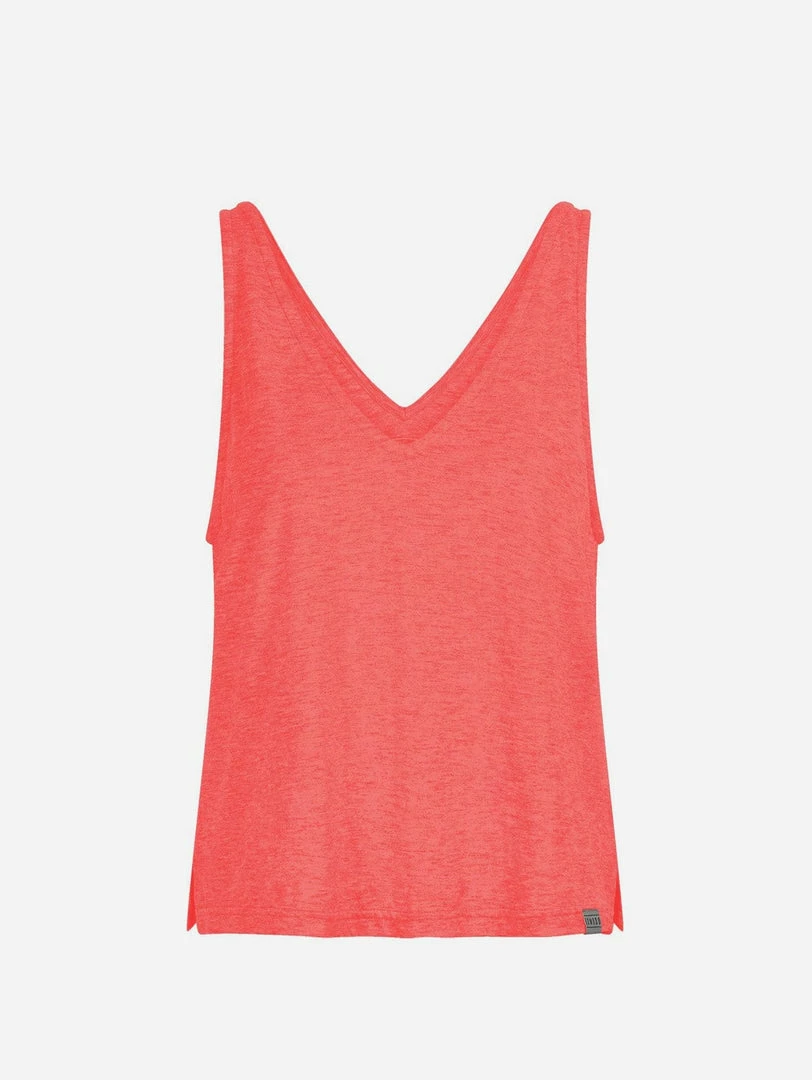 KOMODO Clothing Blossom Organic Cotton Vest Top | True Pink 3 KOMODO Clothing Blossom Organic Cotton Vest Top | True Pink