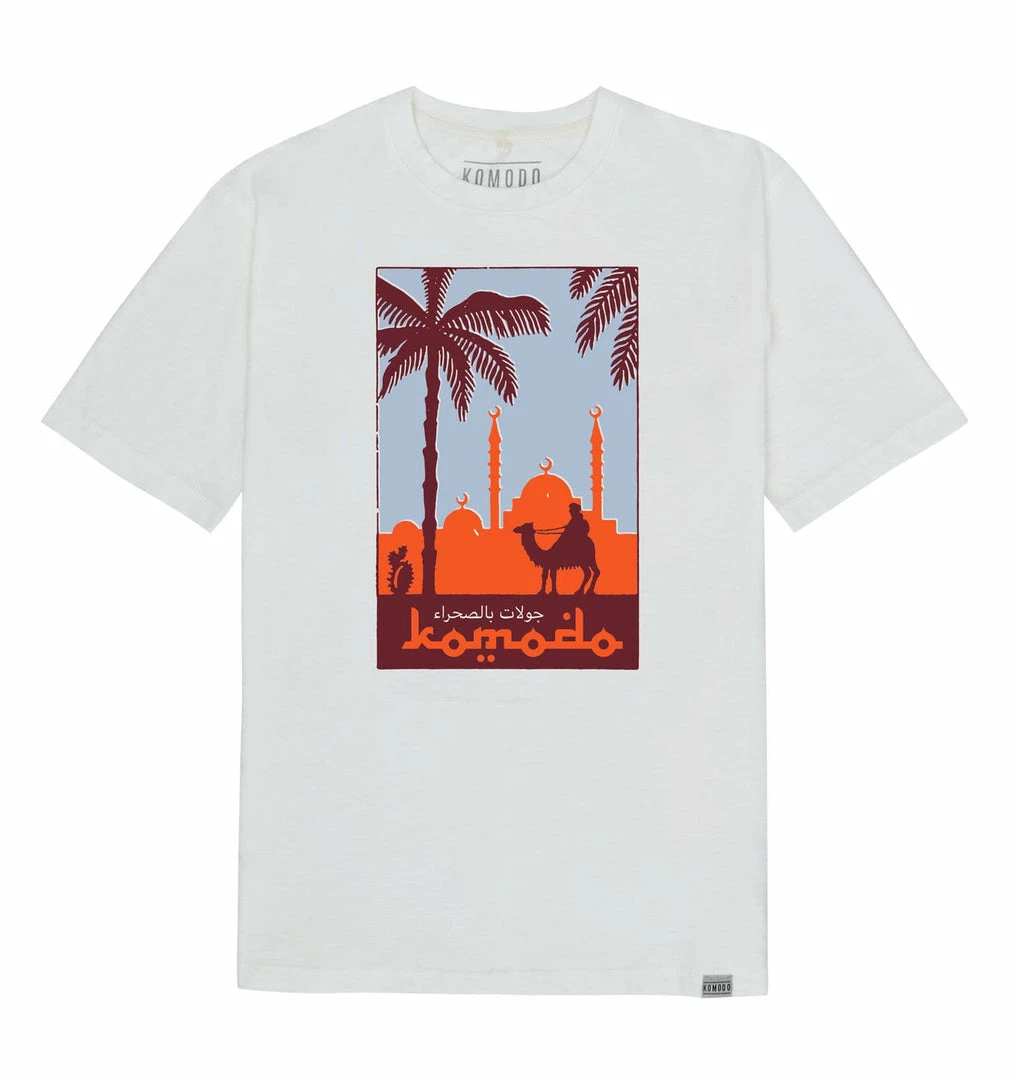 KOMODO Desert Tours Organic Cotton T-shirt | Off-White Clothing 5 KOMODO Desert Tours Organic Cotton T-shirt | Off-White Clothing