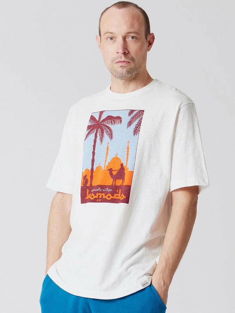 KOMODO Desert Tours Organic Cotton T-shirt | Off-White Clothing 3 KOMODO Desert Tours Organic Cotton T-shirt | Off-White Clothing