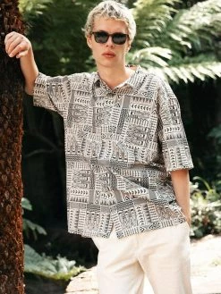 KOMODO Clothing Dingwalls Organic Cotton Button-up Shirt | Black