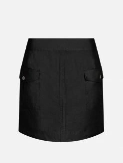 KOMODO Clothing Elodie Organic Cotton Mini Skirt | Black
