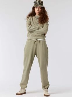 KOMODO Evie Women's Organic Cotton Tracksuit Bottoms | Clay