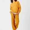 KOMODO Clothing Evie Women's Organic Cotton Tracksuit Bottoms | Mustard
