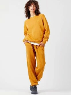 KOMODO Clothing Evie Women's Organic Cotton Tracksuit Bottoms | Mustard